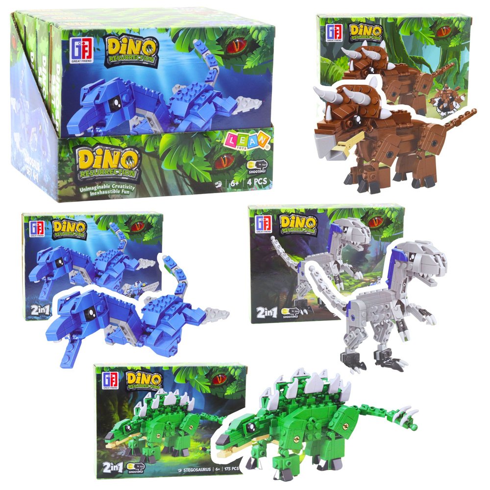 Konstruktorius „Dinosaur Robot 2-in-1“ – dinozauras ir robotas