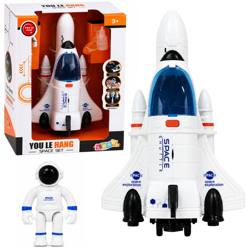 Kosminis erdvėlaivis su astronautu