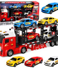 LORA automobilių transporterio sunkvežimis su 4 sportiniais automobiliais