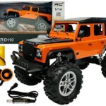 Land Rover Defender R/C 1:14 oranžinis