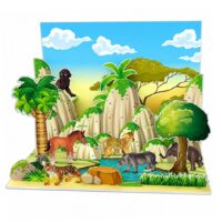 Laukiniai gyvūnai – 3D parko rinkinys