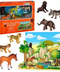 Laukiniai gyvūnai – 3D parko rinkinys