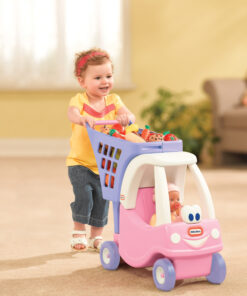 Little Tikes „Cozy Coupe“ rožinis pirkinių vežimėlis