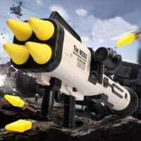 M202 raketų paleidimo žaislas su 68 cm putų raketomis