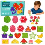 Magnetinė vaisių dėlionė – 30 dalių edukacinis rinkinys