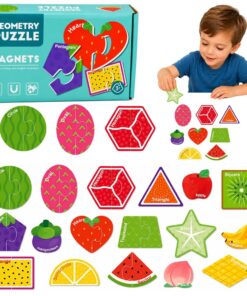 Magnetinė vaisių dėlionė – 30 dalių edukacinis rinkinys