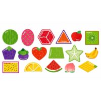 Magnetinė vaisių dėlionė – 30 dalių edukacinis rinkinys