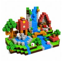 Magnetiniai Pixel kubelių 100 vnt. konstruktoriaus blokeliai