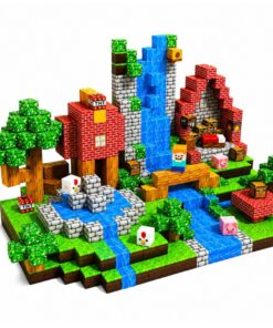 Magnetiniai Pixel kubelių 100 vnt. konstruktoriaus blokeliai