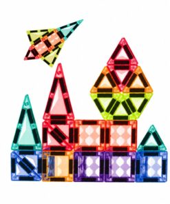 Magnetiniai spalvoti paneliai – 24 dalių konstravimo rinkinys