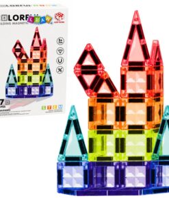 Magnetiniai spalvoti paneliai – 27 dalių konstravimo rinkinys