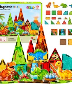 Magnetinių blokelių rinkinys – Dinozaurai