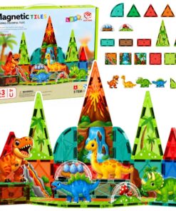 Magnetinių blokelių rinkinys – Dinozaurai