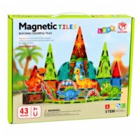Magnetinių blokelių rinkinys – Dinozaurai