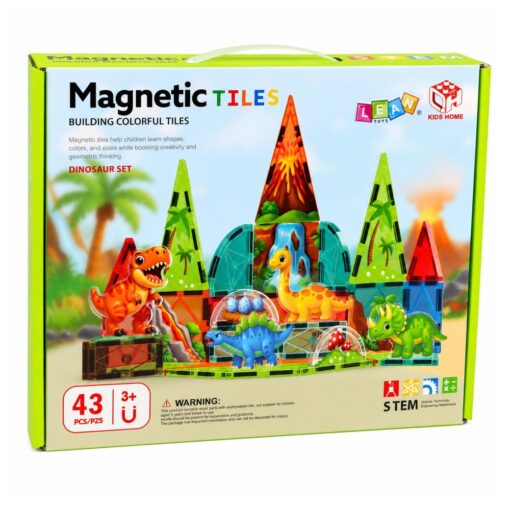 Magnetinių blokelių rinkinys – Dinozaurai