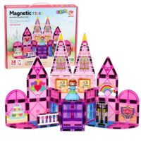 Magnetinių blokelių rinkinys – Princesės pilis