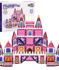 Magnetinių blokelių rinkinys – Princesės pilis