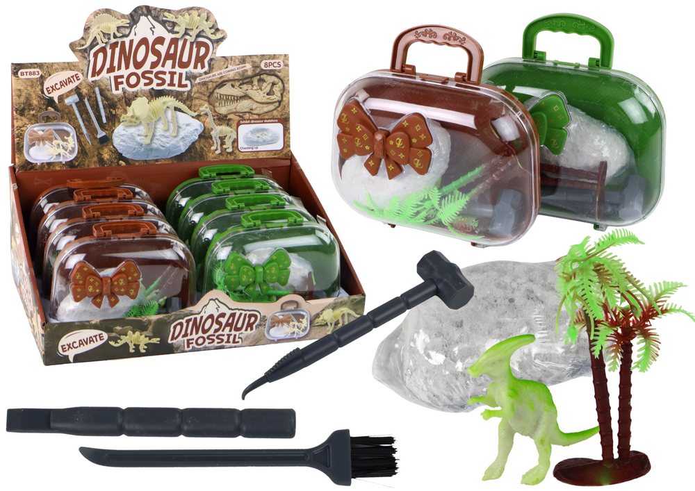 Mažojo archeologo rinkinys lagamine – dinozaurai