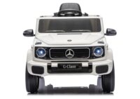 Mercedes G 4×4 24V 2580 baltas akumuliatorinis automobilis vaikams