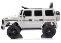 Mercedes G 4×4 24V 2580 baltas akumuliatorinis automobilis vaikams