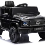Mercedes G 4×4 24V 2580 juodas akumuliatorinis automobilis vaikams