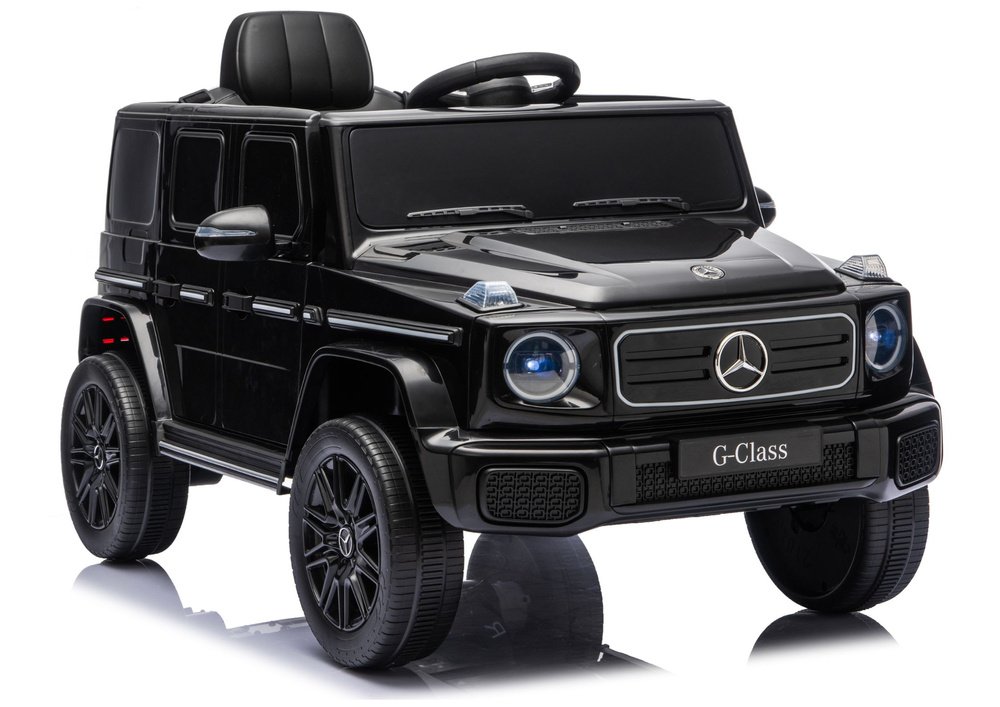 Mercedes G 4×4 24V 2580 juodas akumuliatorinis automobilis vaikams