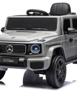 Mercedes G 4×4 24V 2580 pilkas akumuliatorinis automobilis vaikams