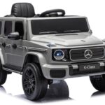 Mercedes G 4×4 24V 2580 pilkas akumuliatorinis automobilis vaikams