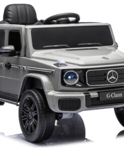Mercedes G 4×4 24V 2580 pilkas akumuliatorinis automobilis vaikams