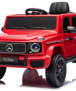Mercedes G 4×4 24V 2580 raudonas akumuliatorinis automobilis vaikams