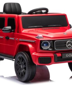 Mercedes G 4×4 24V 2580 raudonas akumuliatorinis automobilis vaikams