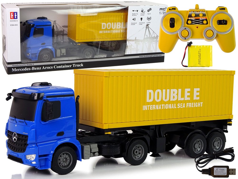 Mercedes‑Benz Arocs R/C sunkvežimis su konteineriu – 1:20