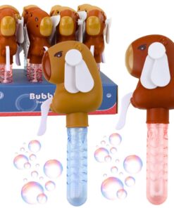 Muilo burbulai „Capybara Bubble Pinwheel 2‑in‑1“ – lazdelė + malūnėlis