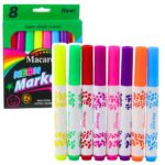 Neoninių markerių rinkinys – 8 vnt.