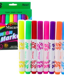 Neoninių markerių rinkinys – 8 vnt.