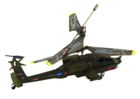 Nuotoliniu būdu valdomas Apache RC sraigtasparnis