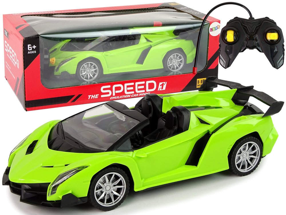 Nuotoliniu būdu valdomas sportinis automobilis – 1:18