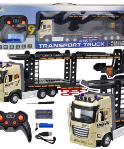 Nuotoliniu būdu valdomas transporto sunkvežimis su vilkiku