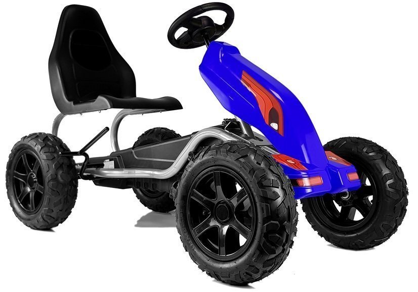 Pedalinis gokartas B012 – mėlynas