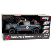 Pikapas su motociklu