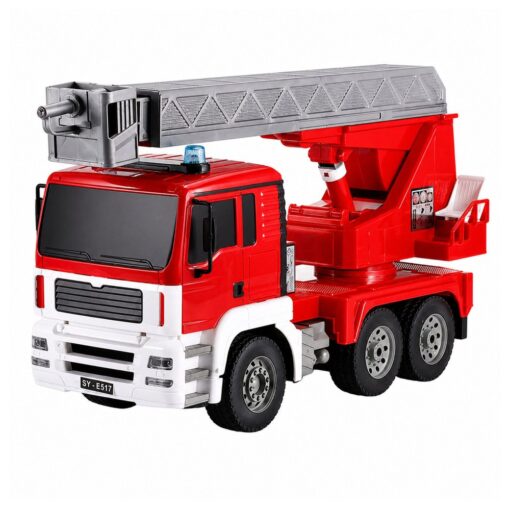 RC gaisrinės automobilis su ištraukiama kopėčių sistema 1:20