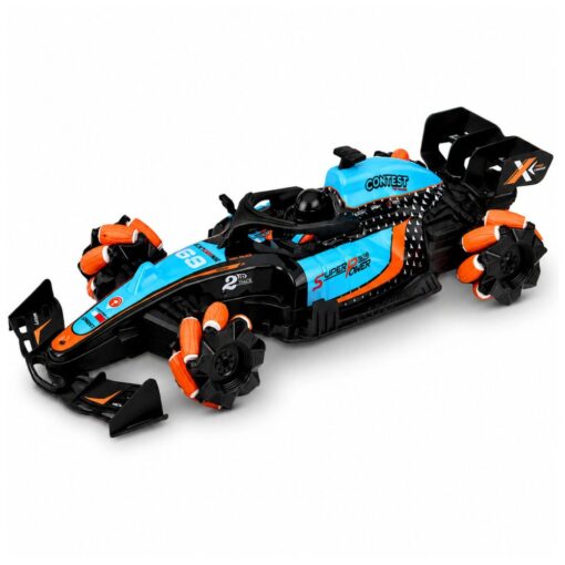 RC lenktyninis automobilis su dūmų efektu