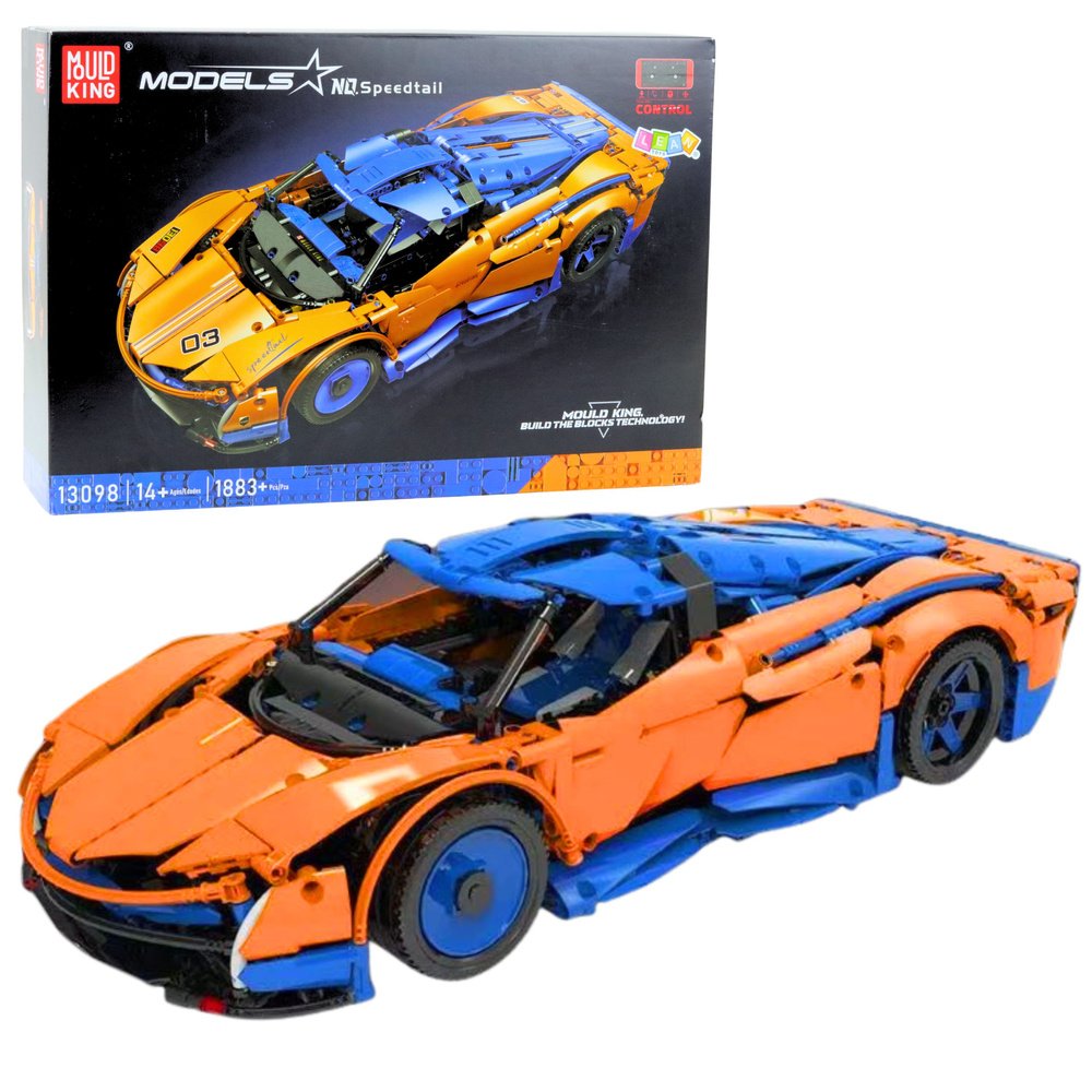 RC sportinis automobilis iš 1883 detalių RC sportinis automobilis iš 1883 detalių