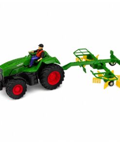 RC traktorius su grėbliu ir ūkininku 1:24