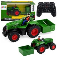 RC traktorius su krovininiu priekabos konteineriu 1:24