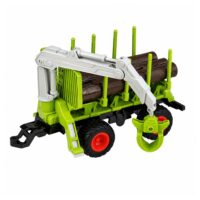 RC traktorius su miško priekaba ir rąstų griebtuvu 1:24