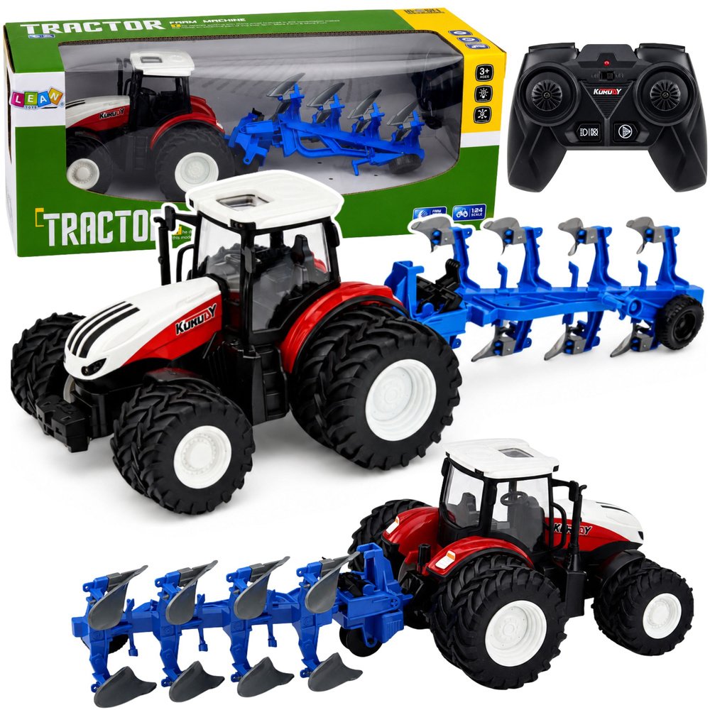 RC traktorius su plūgu 1:2 RC traktorius su plūgu 1:2