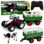 RC traktorius su priekaba ir karve 1:24