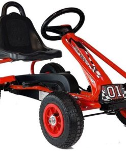 Raudonas Gokartas G201 – pedalinis