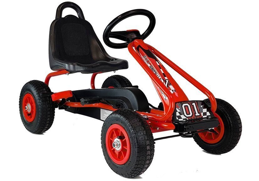 Raudonas Gokartas G201 – pedalinis